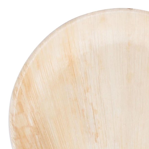 Smarty Had A Party 12" Round Palm Leaf Eco Friendly Disposable Dinner Plates (100 Plates), 100PK 46712R-CASE